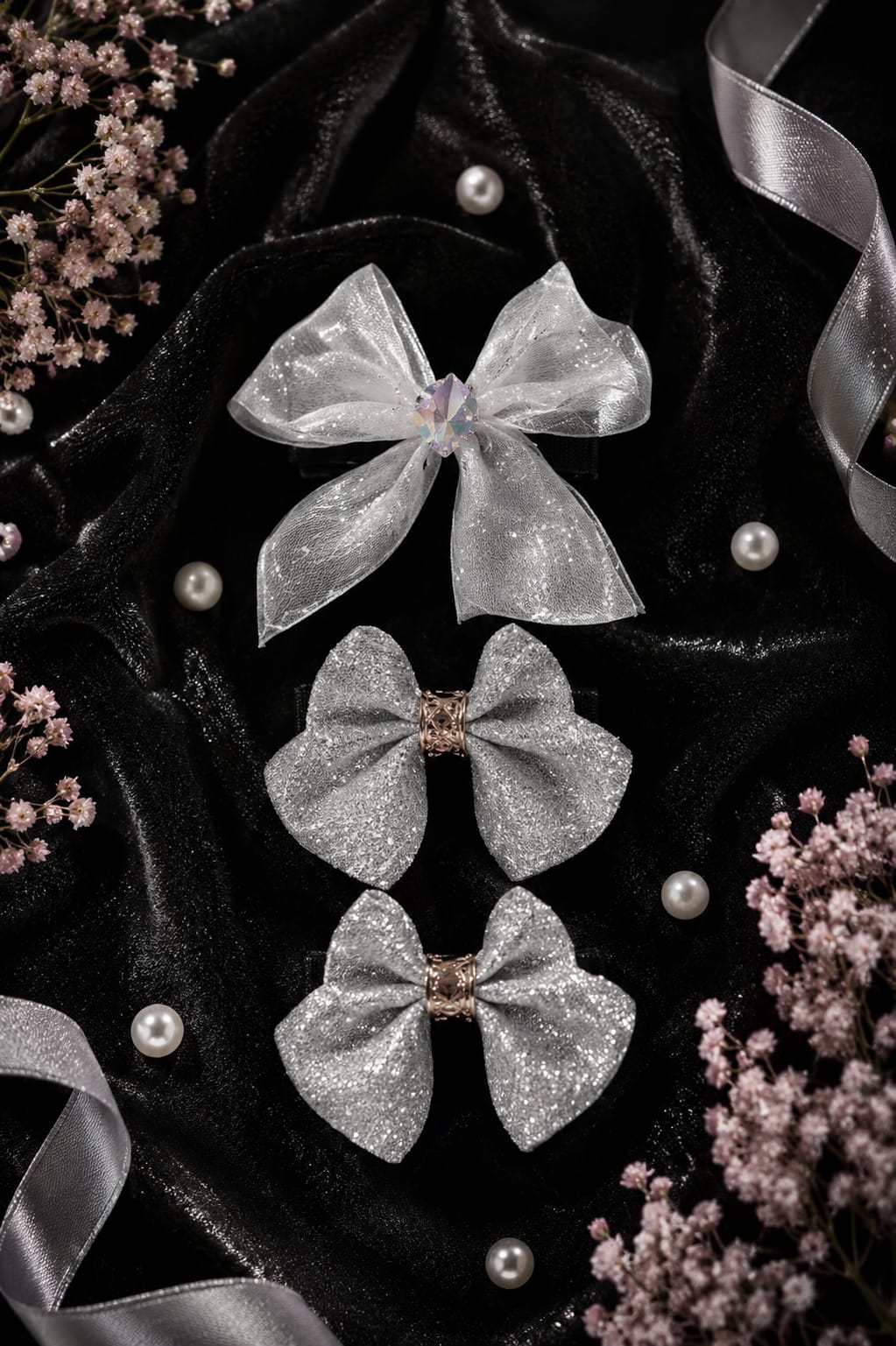 Korean inspired hair clip combo